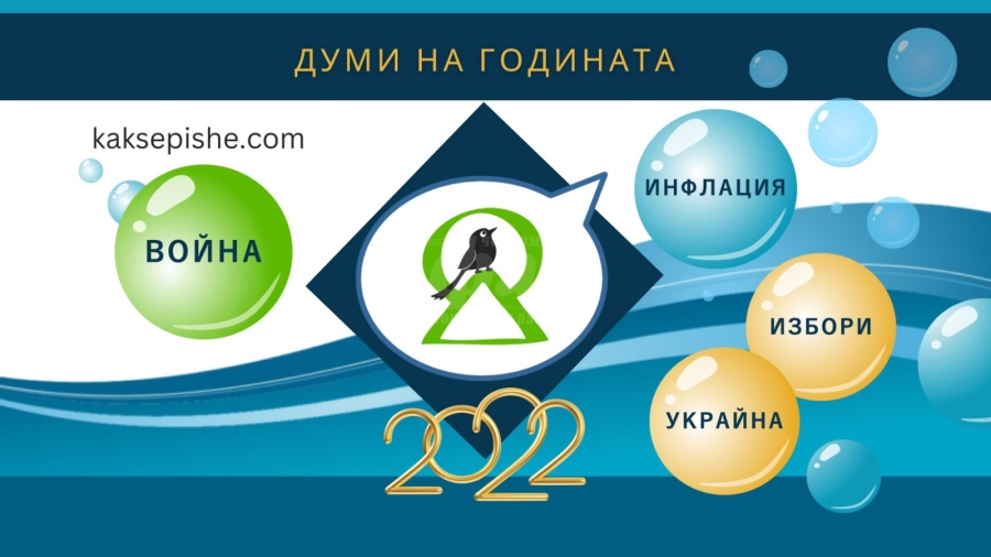 „Война“, „инфлация“, „избори“,  са думите на 2022-ра